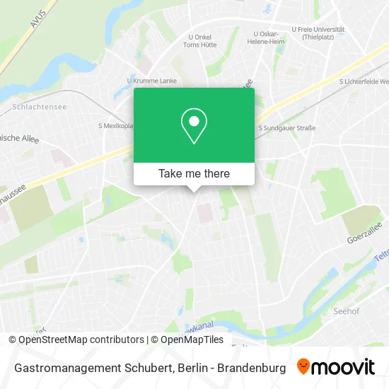 Карта Gastromanagement Schubert