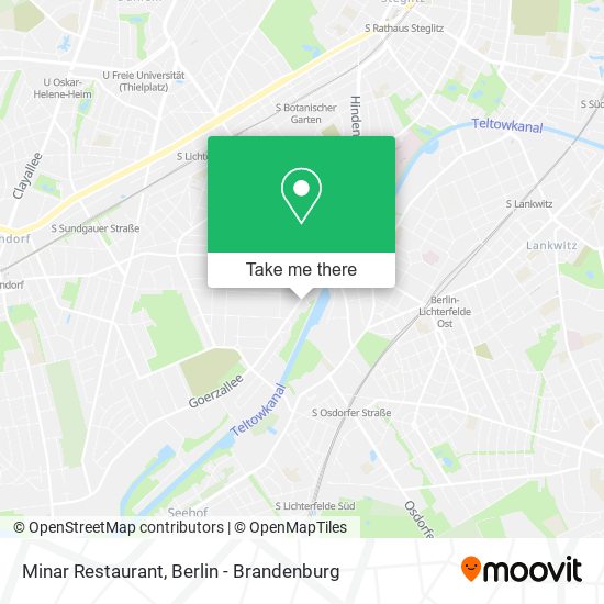 Minar Restaurant map