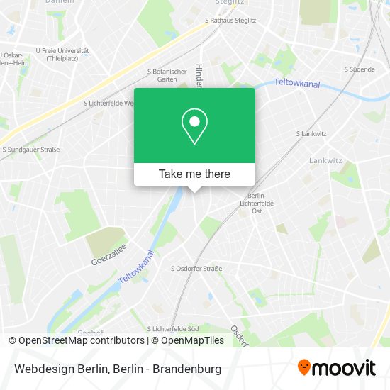 Webdesign Berlin map