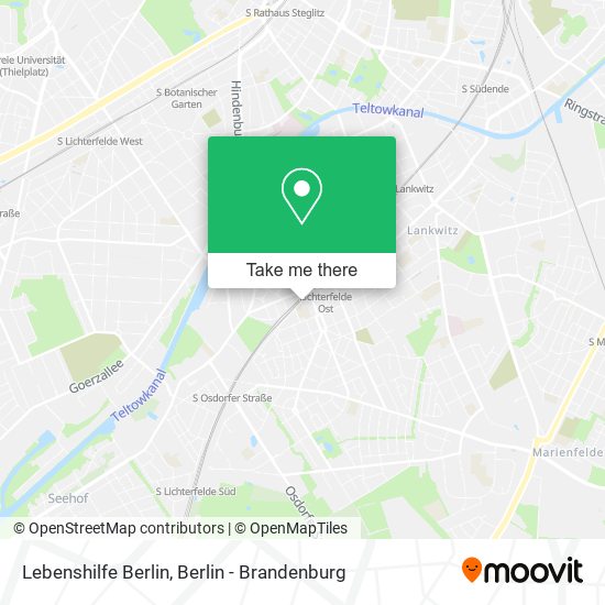 Lebenshilfe Berlin map