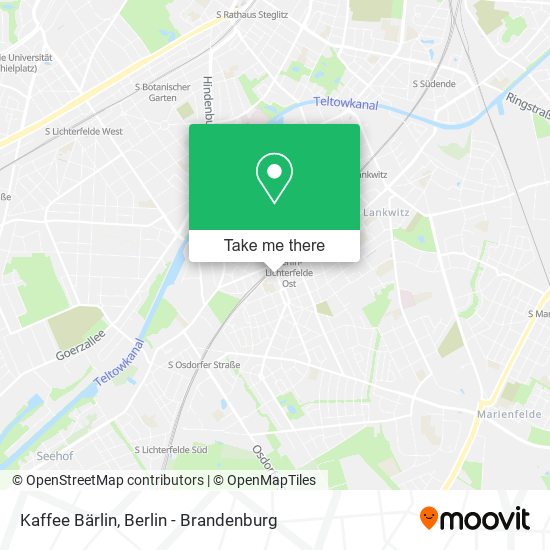 Kaffee Bärlin map