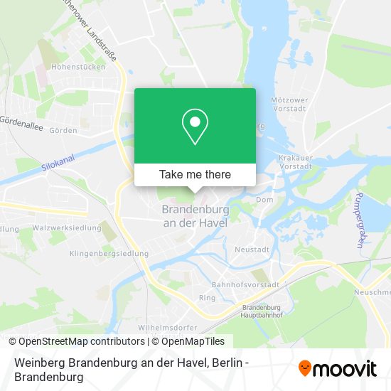 Weinberg Brandenburg an der Havel map