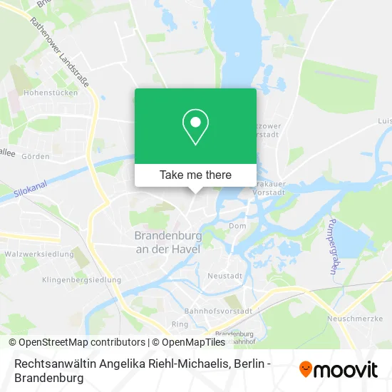 Карта Rechtsanwältin Angelika Riehl-Michaelis