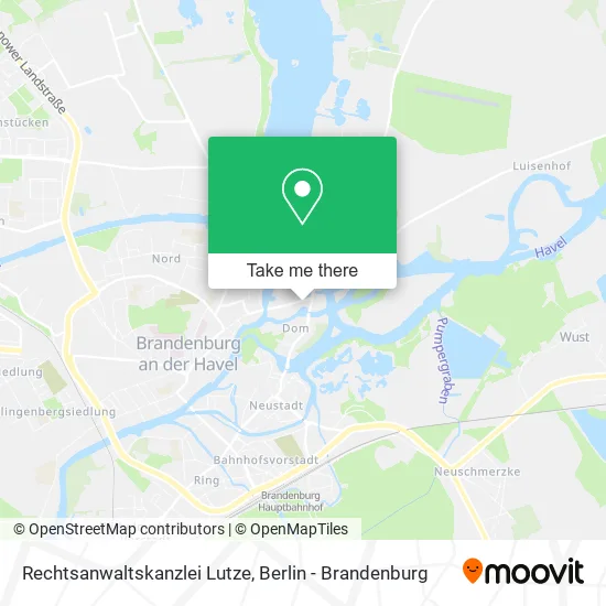 Карта Rechtsanwaltskanzlei Lutze