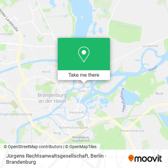 Карта Jürgens Rechtsanwaltsgesellschaft