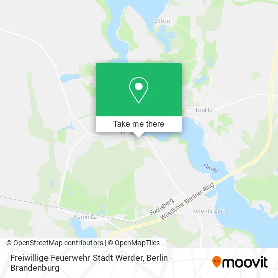Карта Freiwillige Feuerwehr Stadt Werder
