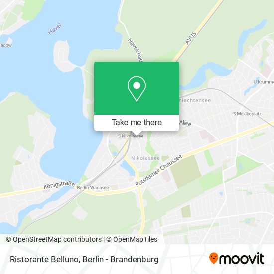 Ristorante Belluno map