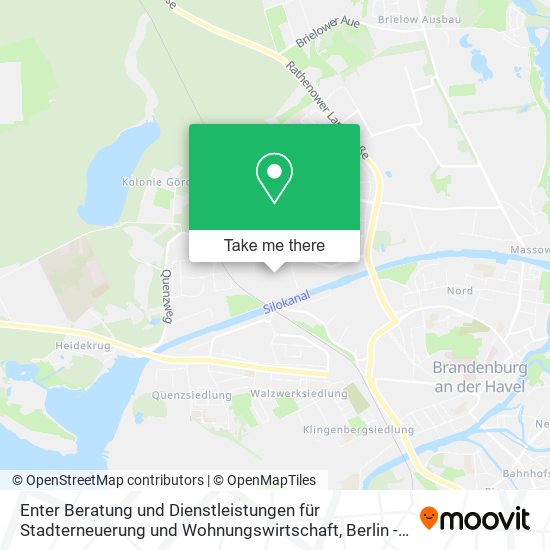 Enter Beratung und Dienstleistungen für Stadterneuerung und Wohnungswirtschaft map