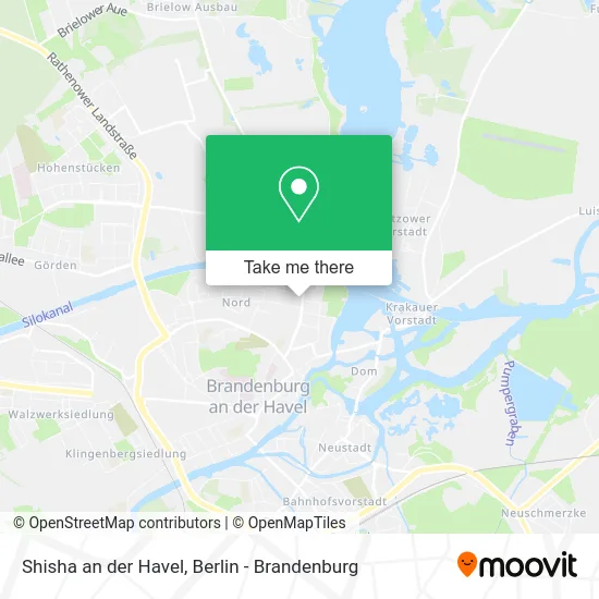 Shisha an der Havel map