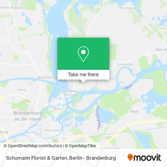 Карта Schumann Florist & Garten