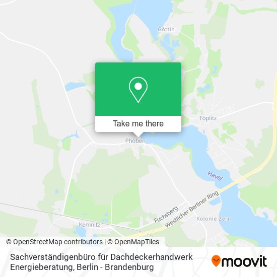 Sachverständigenbüro für Dachdeckerhandwerk Energieberatung map