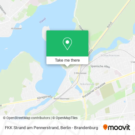 Карта FKK Strand am Pennerstrand