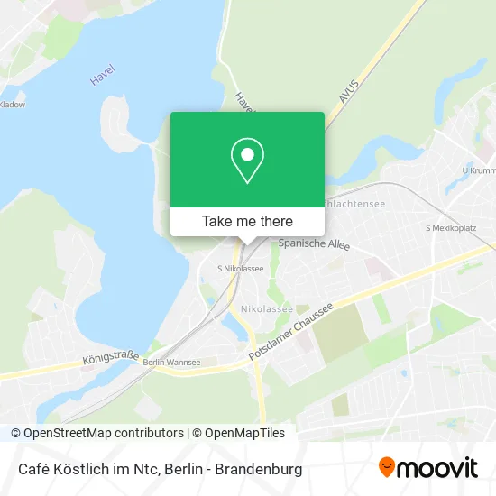 Карта Café Köstlich im Ntc