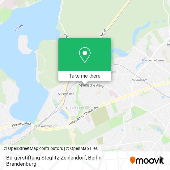 Bürgerstiftung Steglitz-Zehlendorf map