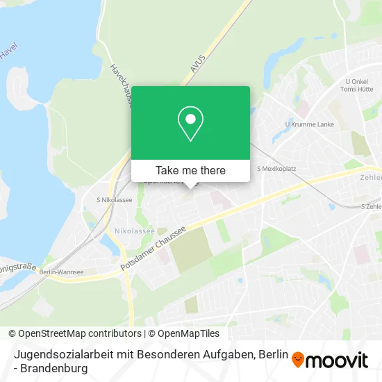 Карта Jugendsozialarbeit mit Besonderen Aufgaben