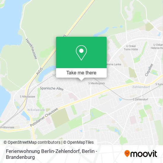 Ferienwohnung Berlin-Zehlendorf map