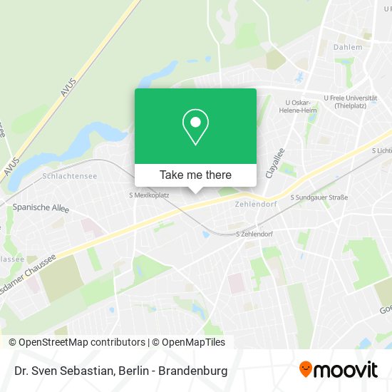 Dr. Sven Sebastian map