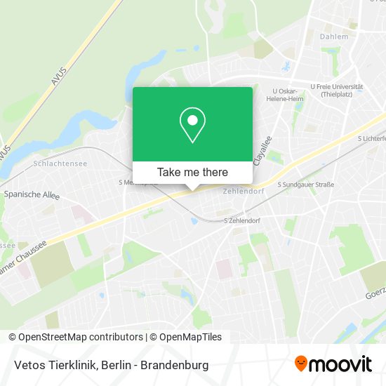 Vetos Tierklinik map