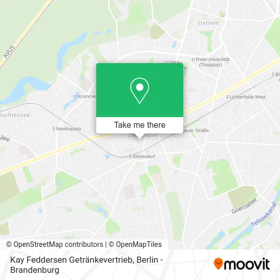 Карта Kay Feddersen Getränkevertrieb