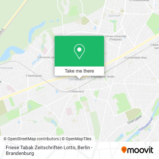 Friese Tabak Zeitschriften Lotto map