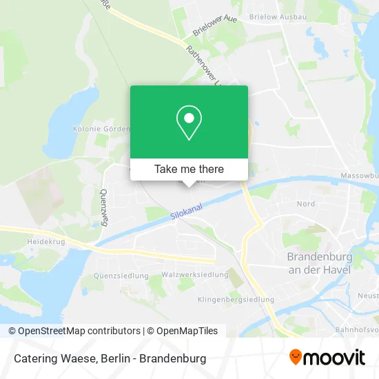 Карта Catering Waese