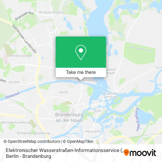 Карта Elektronischer Wasserstraßen-Informationsservice