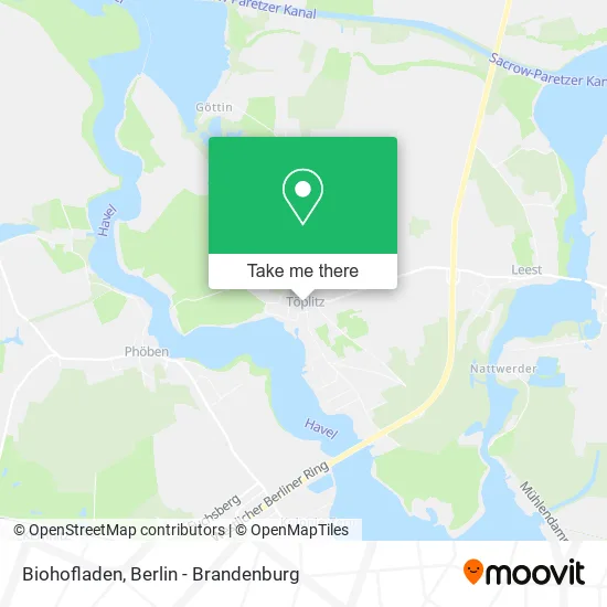 Карта Biohofladen