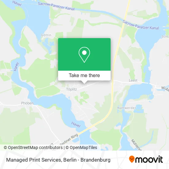 Карта Managed Print Services