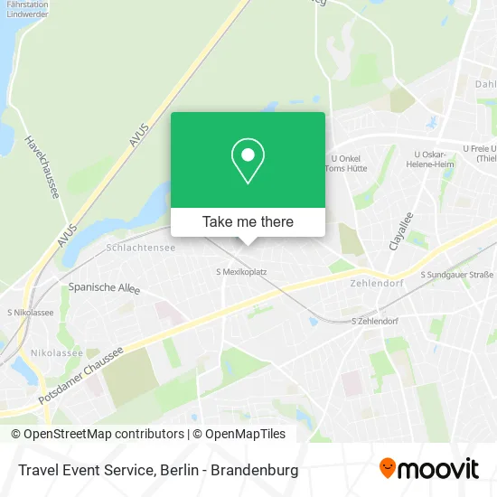 Карта Travel Event Service