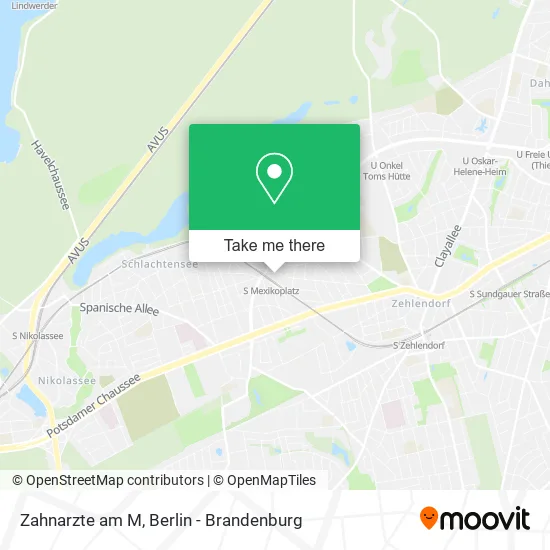 Карта Zahnarzte am M