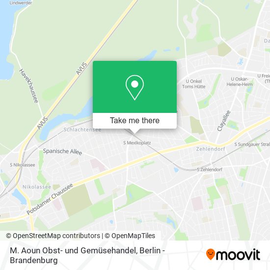 M. Aoun Obst- und Gemüsehandel map