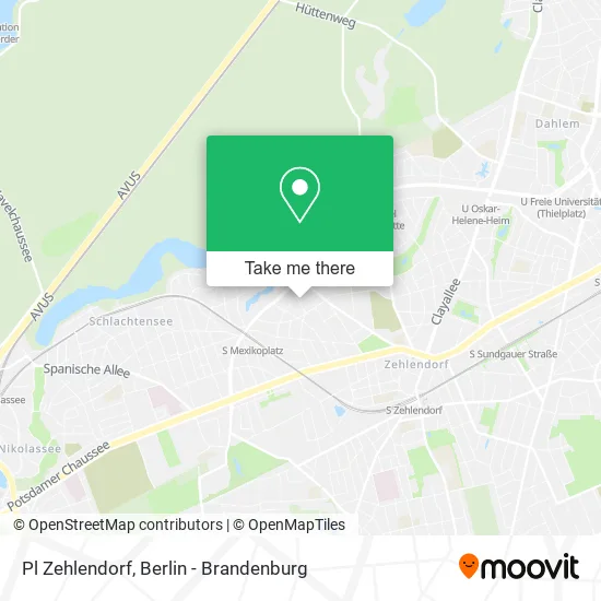 Карта Pl Zehlendorf