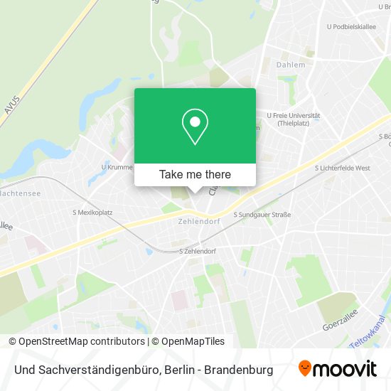 Und Sachverständigenbüro map