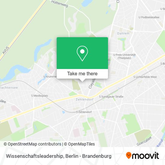 Wissenschaftsleadership map