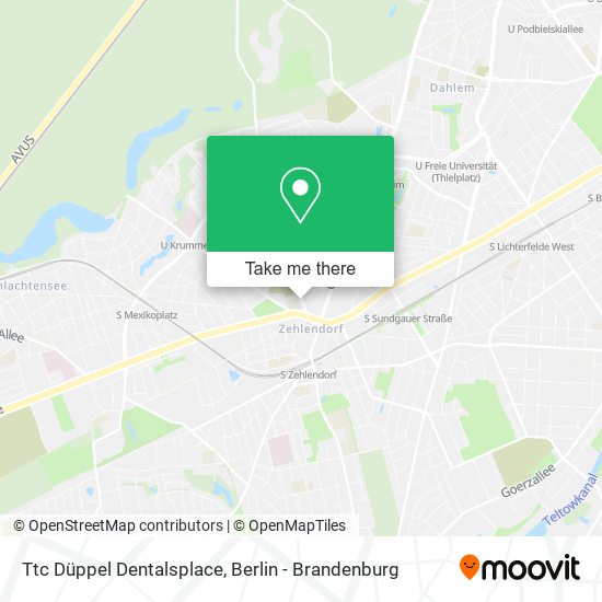 Карта Ttc Düppel Dentalsplace