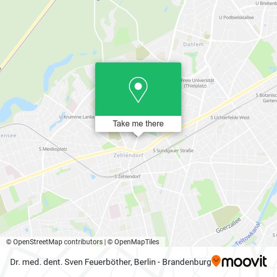 Dr. med. dent. Sven Feuerböther map
