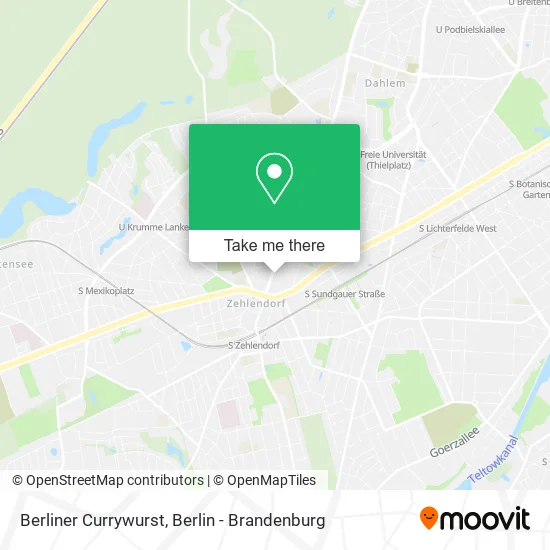 Карта Berliner Currywurst