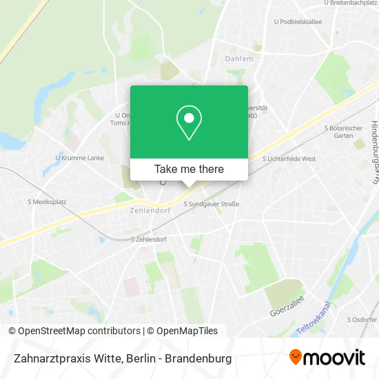 Zahnarztpraxis Witte map