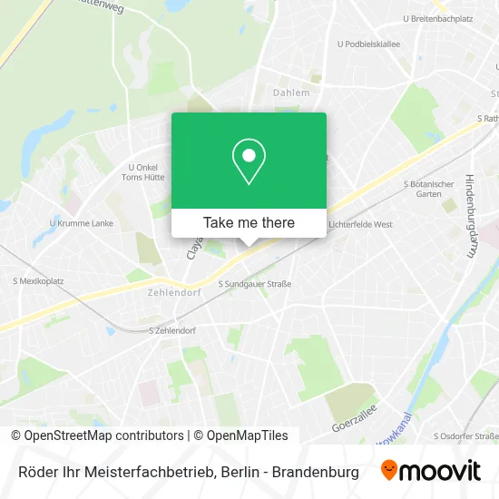 Röder Ihr Meisterfachbetrieb map