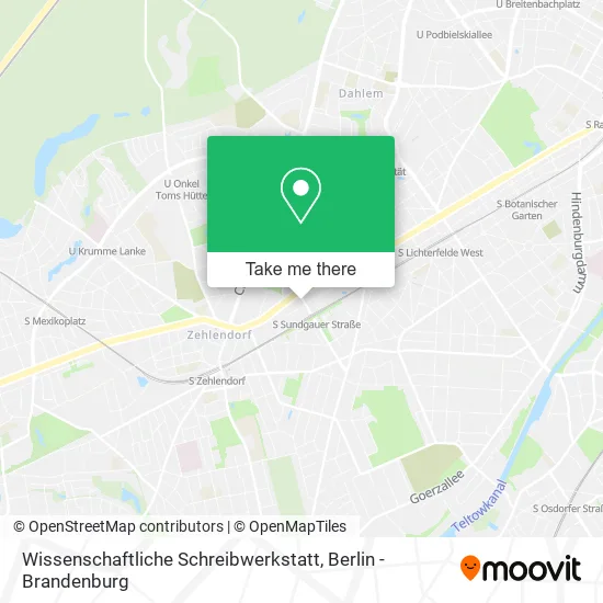 Карта Wissenschaftliche Schreibwerkstatt