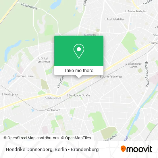 Hendrike Dannenberg map