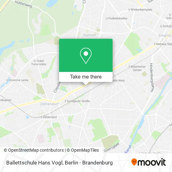 Карта Ballettschule Hans Vogl