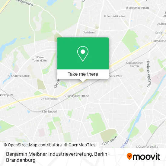 Карта Benjamin Meißner Industrievertretung