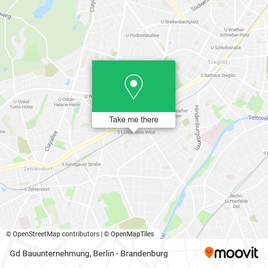 Gd Bauunternehmung map