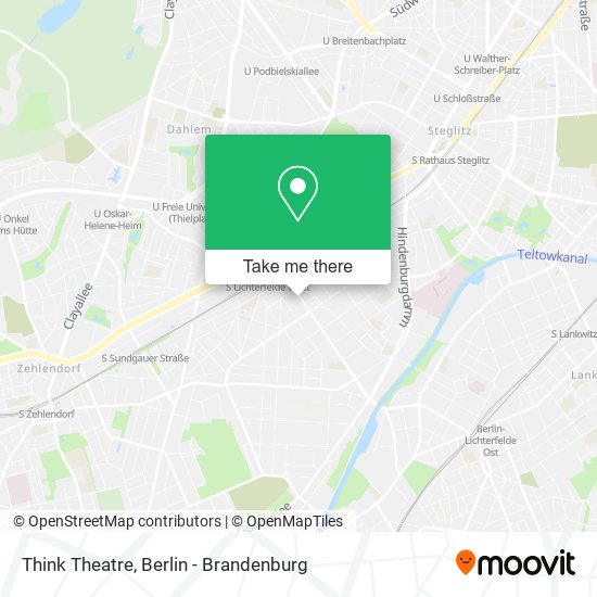 Think Theatre map