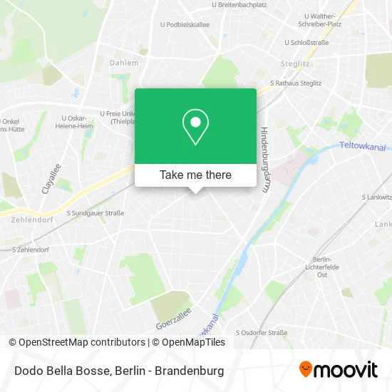 Карта Dodo Bella Bosse