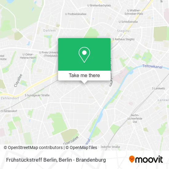 Карта Frühstückstreff Berlin