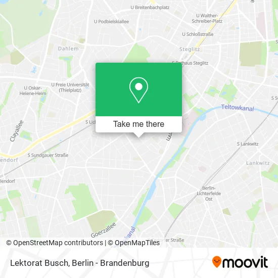 Карта Lektorat Busch
