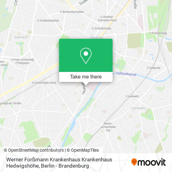 Werner Forßmann Krankenhaus Krankenhaus Hedwigshöhe map