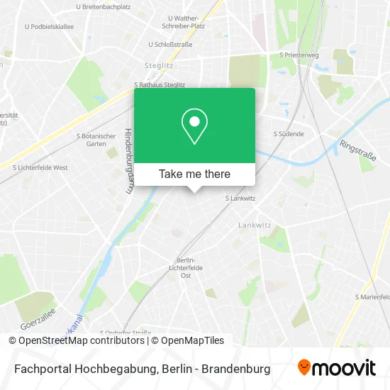 Карта Fachportal Hochbegabung